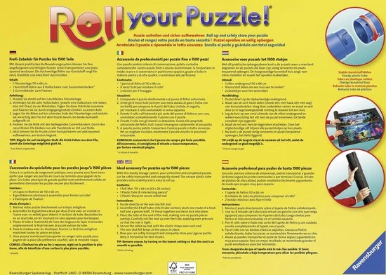 Ravensburger Roll Your Puzzle Puzzelmat 300 T/m 1500 Stukjes 8 Ravensburger Roll Your Puzzle Puzzelmat 300 T/m 1500 Stukjes - Afbeelding 6