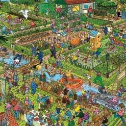 Jan Van Haasteren Volkstuintjes Puzzel - 1000 Stukjes -Exporteren puzzels winkel 550x392 5