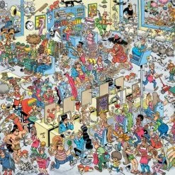 Jan Van Haasteren Bij De Kapper 1000 Stukjes - Legpuzzel -Exporteren puzzels winkel 550x392 6