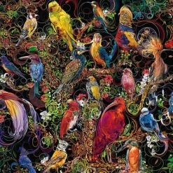 Ravensburger Puzzel Schitterende Vogels - Legpuzzel - 1000 Stukjes -Exporteren puzzels winkel 550x392 62