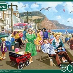 Falcon Puzzel Sidmouth Seafront - Legpuzzel - 500 Stukjes -Exporteren puzzels winkel 550x392 80