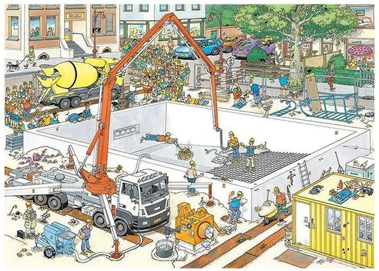 Jan Van Haasteren Bijna Klaar Puzzel - 1000 Stukjes 11 Jan Van Haasteren Bijna Klaar Puzzel - 1000 Stukjes - Afbeelding 9