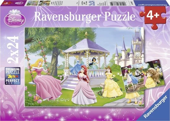 Ravensburger Puzzel Disney Princess Betoverende Prinsessen - 2x24 Stukjes - Kinderpuzzel 3 Ravensburger Puzzel Disney Princess Betoverende Prinsessen - 2x24 Stukjes - Kinderpuzzel