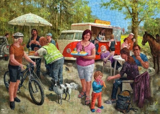 Art Revisited Marius Van Dokkum - Doe Mij Maar, Eh... - Puzzel 1000 Stukjes 4 Art Revisited Marius Van Dokkum - Doe Mij Maar, Eh... - Puzzel 1000 Stukjes - Afbeelding 2