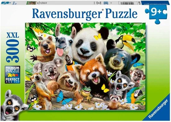 Ravensburger Puzzel Wildlife Selfie - Legpuzzel - 300 Stukjes XXL 9 Ravensburger Puzzel Wildlife Selfie - Legpuzzel - 300 Stukjes XXL - Afbeelding 7