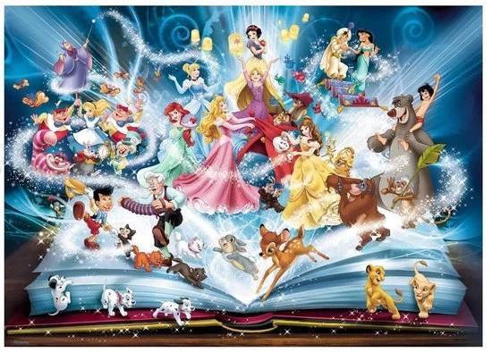 Ravensburger Puzzel Disney's Magische Sprookjesboek - Legpuzzel - 1500 Stukjes 7 Ravensburger Puzzel Disney's Magische Sprookjesboek - Legpuzzel - 1500 Stukjes - Afbeelding 5