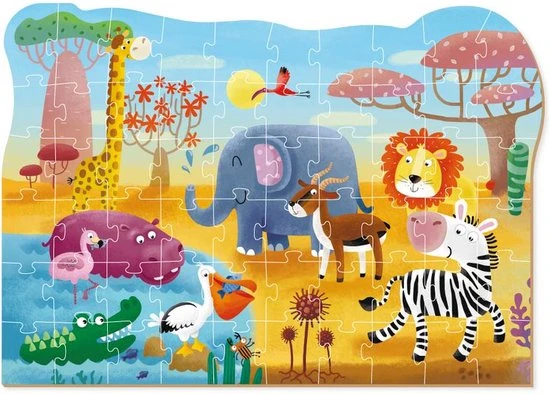 DODO Toys - Puzzel Dieren 4+ -60 Stukjes - 23x32 Cm - Dieren Speelgoed Voor Kinderen - Kinderpuzzel 4 Jaar 5 DODO Toys - Puzzel Dieren 4+ -60 Stukjes - 23x32 Cm - Dieren Speelgoed Voor Kinderen - Kinderpuzzel 4 Jaar - Afbeelding 3