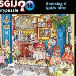 Wasgij Mystery 18 Een Snelle Hap! Puzzel - 1000 Stukjes -Exporteren puzzels winkel 550x394 3