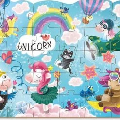 DODO Toys - Unicorn Puzzel 3+ - 30 Stukjes - 20x27 Cm - Unicorn Speelgoed 3+ - Eenhoorn Kinderpuzzel 3 Jaar -Exporteren puzzels winkel 550x394 33
