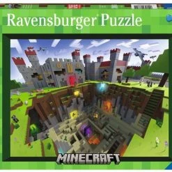 Ravensburger Puzzel Minecraft Cutaway - Legpuzzel - 300XXL Stukjes -Exporteren puzzels winkel 550x394 7