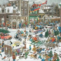 Jan Van Haasteren Kerstmis Puzzel - 1000 Stukjes -Exporteren puzzels winkel 550x395 1