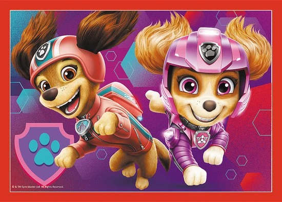 Trefl Paw Patrol 4-in-1 Puzzel - 35/48/54/70 Stukjes 6 Trefl Paw Patrol 4-in-1 Puzzel - 35/48/54/70 Stukjes - Afbeelding 4