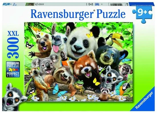 Ravensburger Puzzel Wildlife Selfie - Legpuzzel - 300 Stukjes XXL 8 Ravensburger Puzzel Wildlife Selfie - Legpuzzel - 300 Stukjes XXL - Afbeelding 6