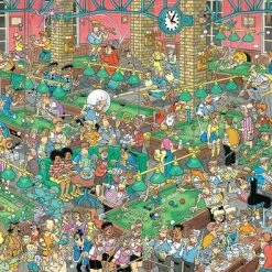 Jumbo Jan Van Haasteren Krijt Op Tijd! - Legpuzzel 1000 Stukjes -Exporteren puzzels winkel 550x395 33