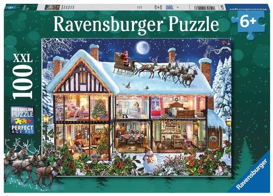 Ravensburger Puzzel Kerstmis Thuis - Legpuzzel - 100XXL Stukjes 7 Ravensburger Puzzel Kerstmis Thuis - Legpuzzel - 100XXL Stukjes - Afbeelding 5