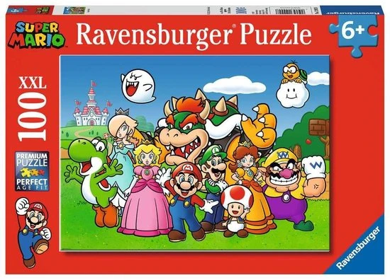 Ravensburger Puzzel Super Mario - Legpuzzel - 100 Stukjes 5 Ravensburger Puzzel Super Mario - Legpuzzel - 100 Stukjes - Afbeelding 3