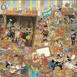 Jan Van Haasteren A Trip To The Museum Puzzel - 2 X 1000 Stukjes (without Gift) -Exporteren puzzels winkel 550x396 2