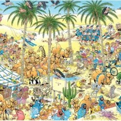 Jan Van Haasteren De Oase Puzzel - 1000 Stukjes 10 Jan Van Haasteren De Oase Puzzel - 1000 Stukjes -Exporteren puzzels winkel 550x396 4