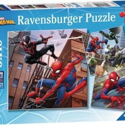 Ravensburger Puzzel Spider-man In Actie - 3x49 Stukjes - Kinderpuzzel 16 Ravensburger Puzzel Spider-man In Actie - 3x49 Stukjes - Kinderpuzzel -Exporteren puzzels winkel 550x396 6