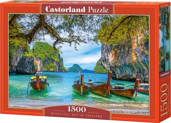 Castorland Legpuzzel Beautiful Bay In Thailand - 1500 Stukjes 3 Castorland Legpuzzel Beautiful Bay In Thailand - 1500 Stukjes