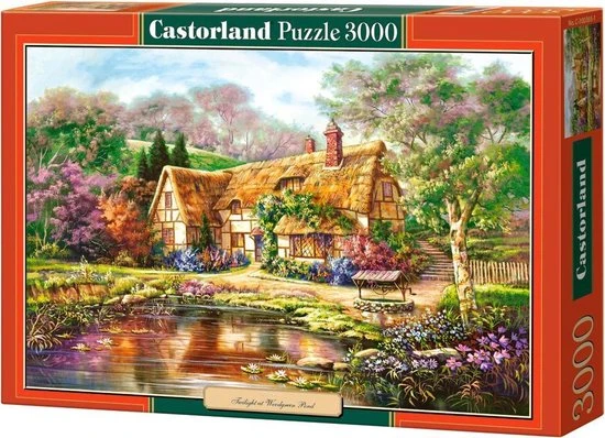 Castorland Twilight At Woodgreen Pond Legpuzzel - 3000 Stukjes 3 Castorland Twilight At Woodgreen Pond Legpuzzel - 3000 Stukjes