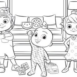 Just Games COCOMELON Vloerpuzzel - Een Zomerse Dag - 24 Stukjes . Puzzel En Kleurplaat . Formaat 70 50 -Exporteren puzzels winkel 550x398 16