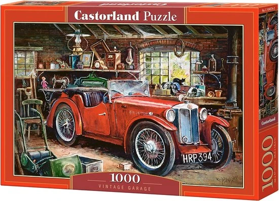 Castorland Vintage Garage - 1000 Stukjes 3 Castorland Vintage Garage - 1000 Stukjes
