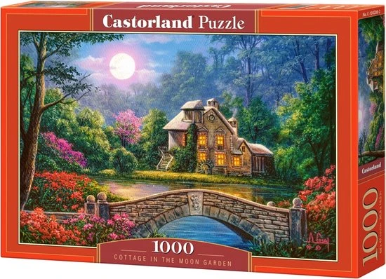 Castorland Cottage In The Moon Garden - 1000 Stukjes 4 Castorland Cottage In The Moon Garden - 1000 Stukjes - Afbeelding 2