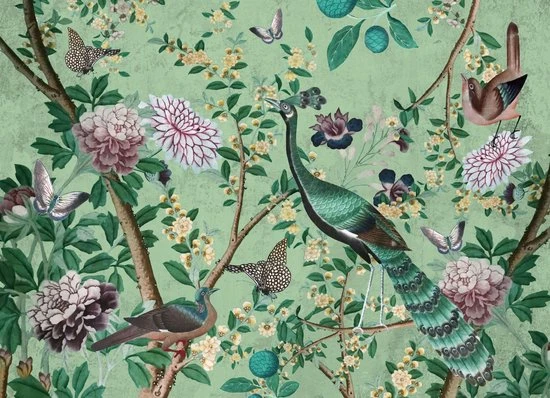 Bekking & Blitz - Puzzel - 1.000 Stukjes - Kunst - Chinees Behangpapier - Kasteel Heeswijk 4 Bekking & Blitz - Puzzel - 1.000 Stukjes - Kunst - Chinees Behangpapier - Kasteel Heeswijk - Afbeelding 2