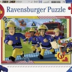 Ravensburger Puzzel Brandweerman Sam En Zijn Team - 2x12 Stukjes - Kinderpuzzel -Exporteren puzzels winkel 550x399 18