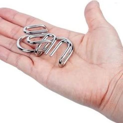 ICollection Metalen IQ Puzzels - 8 Stuks - Breinbrekers - Type 3/Oranje - Schoencadeau -Exporteren puzzels winkel 550x399 19