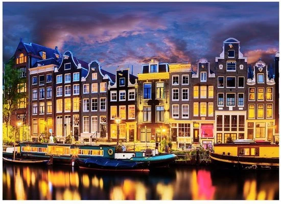 Dino Toys Dino Legpuzzel Amsterdam 3000 Stukjes Voor Volwassenen 4 Dino Toys Dino Legpuzzel Amsterdam 3000 Stukjes Voor Volwassenen - Afbeelding 2