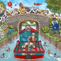 Wasgij Original 33 Stilte Op De Gracht! Puzzel - 1000 Stukjes -Exporteren puzzels winkel 550x400 21