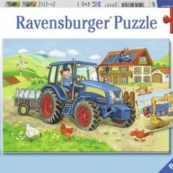 Ravensburger Puzzel Op De Bouwplaats En Boerderij - 2x12 Stukjes - Kinderpuzzel 15 Ravensburger Puzzel Op De Bouwplaats En Boerderij - 2x12 Stukjes - Kinderpuzzel -Exporteren puzzels winkel 550x401 11