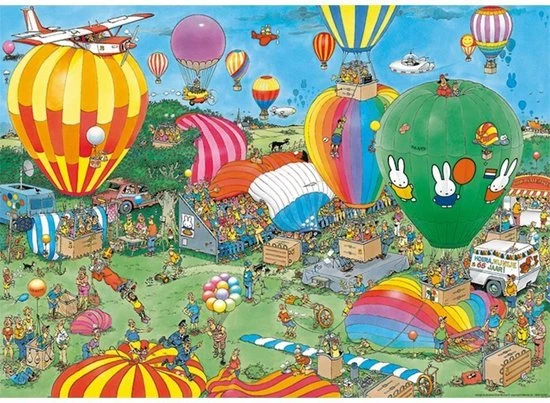 Jan Van Haasteren Hoera! Nijntje 65 Jaar Puzzel - 1000 Stukjes 5 Jan Van Haasteren Hoera! Nijntje 65 Jaar Puzzel - 1000 Stukjes - Afbeelding 3