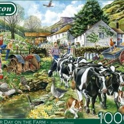 Falcon Puzzel Another Day On The Farm - Legpuzzel - 1000 Stukjes -Exporteren puzzels winkel 550x403 33