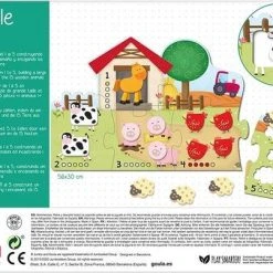 Goula Vormenpuzzel Boerderij Hout - Leren Tellen - 21 Stukjes -Exporteren puzzels winkel 550x403 45
