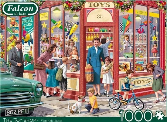 Falcon Puzzel The Toy Shop - Legpuzzel - 1000 Stukjes 6 Falcon Puzzel The Toy Shop - Legpuzzel - 1000 Stukjes - Afbeelding 4