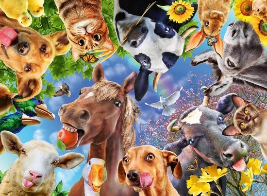 Ravensburger Puzzel Vrolijke Boerderijdieren - Legpuzzel - 200 Stukjes 5 Ravensburger Puzzel Vrolijke Boerderijdieren - Legpuzzel - 200 Stukjes - Afbeelding 3