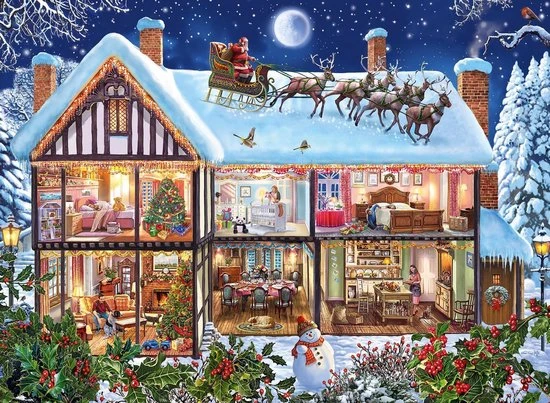 Ravensburger Puzzel Kerstmis Thuis - Legpuzzel - 100XXL Stukjes 5 Ravensburger Puzzel Kerstmis Thuis - Legpuzzel - 100XXL Stukjes - Afbeelding 3