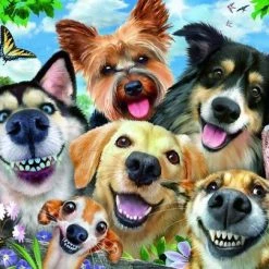 Ravensburger Puzzel Vrolijke Honden - Legpuzzel - 500 Stukjes -Exporteren puzzels winkel 550x404 24