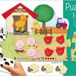 Goula Vormenpuzzel Boerderij Hout - Leren Tellen - 21 Stukjes -Exporteren puzzels winkel 550x404 28