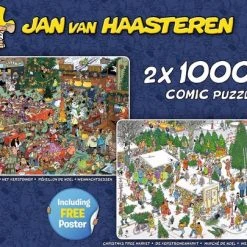 Jan Van Haasteren Christmas Gifts Puzzel - 2x1000 Stukjes 23 Jan Van Haasteren Christmas Gifts Puzzel - 2x1000 Stukjes -Exporteren puzzels winkel 550x405 12