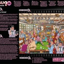 Wasgij Destiny 19 Caf De Puzzelhoek! Puzzel - 1000 Stukjes -Exporteren puzzels winkel 550x405 29