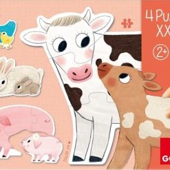 Goula 4 XXL Vormpuzzels Dieren Mama's En Baby's - 2+3+4+5 Stukjes -Exporteren puzzels winkel 550x405 31