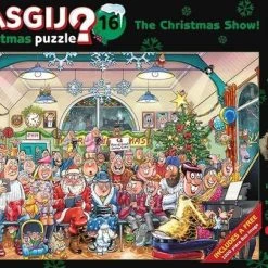 Wasgij Christmas 16 De Kerstshow! Puzzel - 2 X 1000 Stukjes -Exporteren puzzels winkel 550x405 34