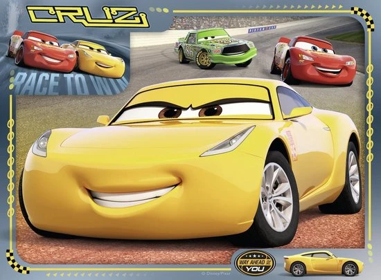 Ravensburgerpuzzel Disney Cars 3 Let's Race! - 12+16+20+24 Stukjes 5 Ravensburgerpuzzel Disney Cars 3 Let's Race! - 12+16+20+24 Stukjes - Afbeelding 3