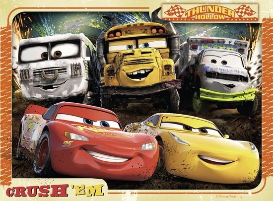 Ravensburgerpuzzel Disney Cars 3 Let's Race! - 12+16+20+24 Stukjes 8 Ravensburgerpuzzel Disney Cars 3 Let's Race! - 12+16+20+24 Stukjes - Afbeelding 6