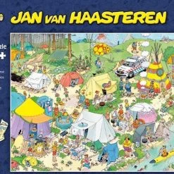 Jan Van Haasteren Kamperen In Het Bos Puzzel - 1000 Stukjes -Exporteren puzzels winkel 550x406 19