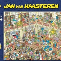 Jan Van Haasteren De Bibliotheek Puzzel - 2000 Stukjes -Exporteren puzzels winkel 550x406 21